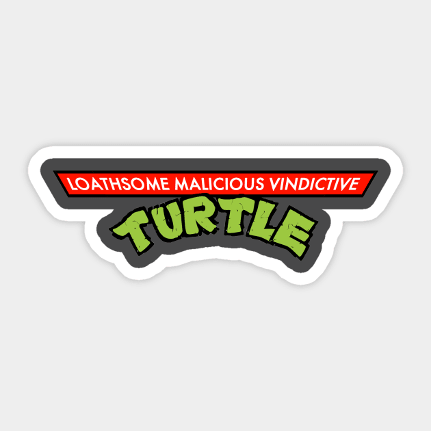 Mitch McConnell Turtle Tee Sticker by PolitiTees